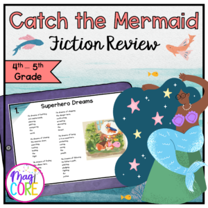 Catch the Mermaid Fiction Review Escape Room & Webscape™ - 4th & 5th Grade