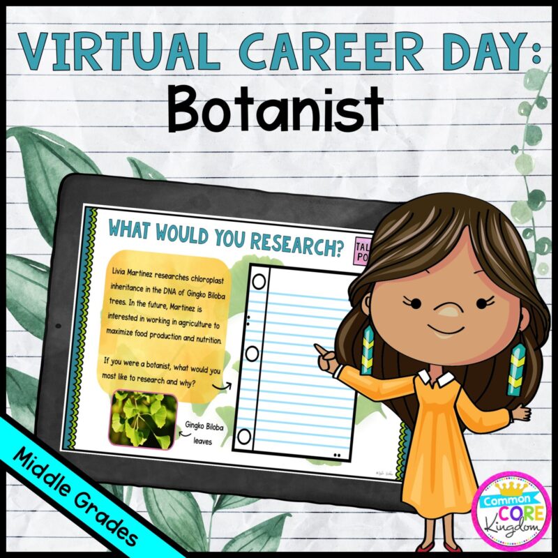 Virtual Career Day - Botanist - Google Slides & Seesaw