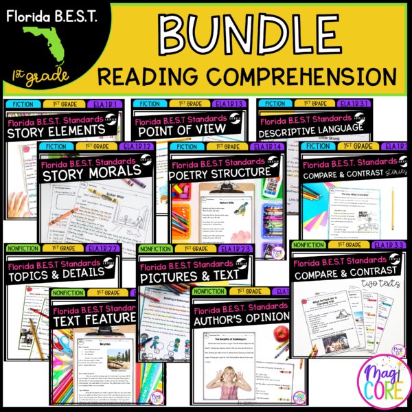 1st Grade Florida B.E.S.T. Reading Comprehension Bundle