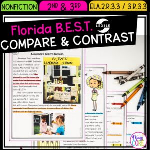 Compare & Contrast 2nd & 3rd Florida BEST Standards - ELA.2.R.3.3/3.R.3.3