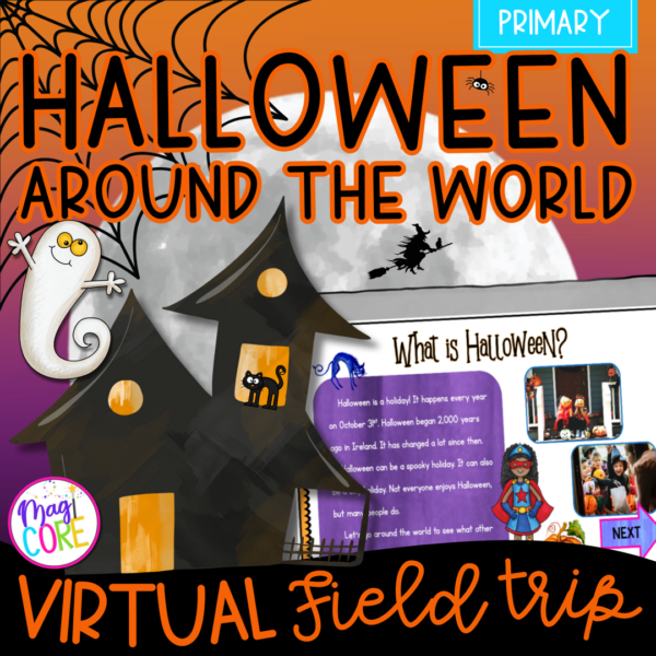 Virtual Field Trip: Halloween Around the World - Primary - Google Slide & Seesaw