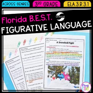 Figurative Language - 3rd Grade Florida BEST Standards - ELA.3.R.3.1