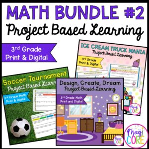 3rd Grade Math Project Based Learning Bundle #2