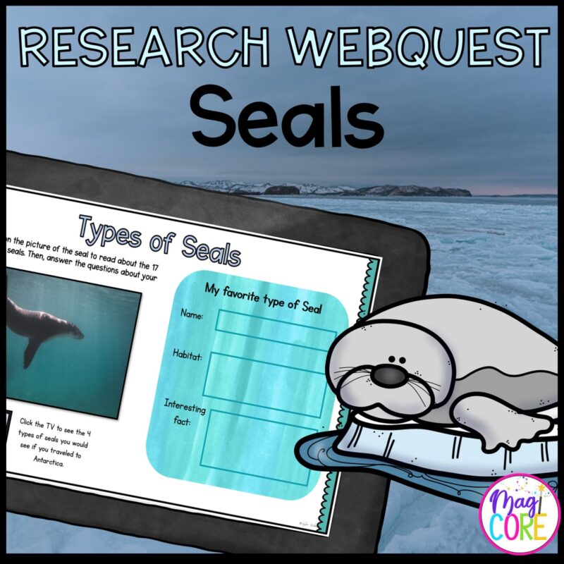 Seals Digital Research Webquest - 2nd-5th Grade - Google Slides