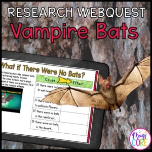 Vampire Bats Digital Research Webquest - 2nd-5th Grade - Google Slides