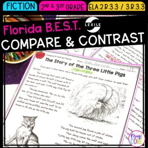 Compare & Contrast - 2nd & 3rd Florida BEST Standards - ELA.2.R.3.3/3.R.3.3