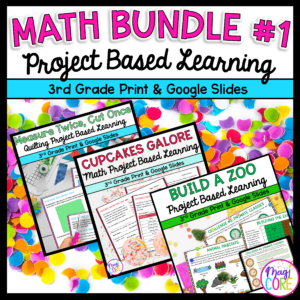Project Based Learning Math Bundle #1 - 3rd Grade Math PBL