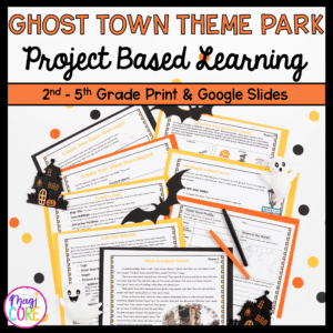 Ghost Town Halloween PBL - 2nd - 5th Grade Project Based Learning