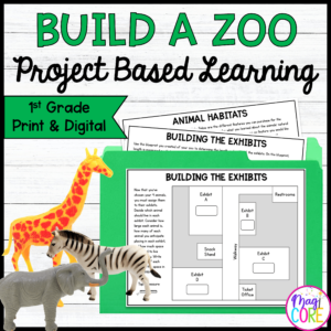 Build a Zoo Project Based Learning - 1st Grade Math PBL