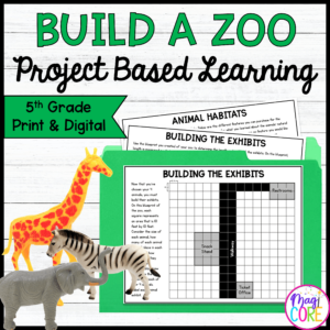 Build a Zoo Project Based Learning - 5th Grade Math PBL