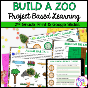 Build a Zoo Project Based Learning - 2nd Grade Math PBL