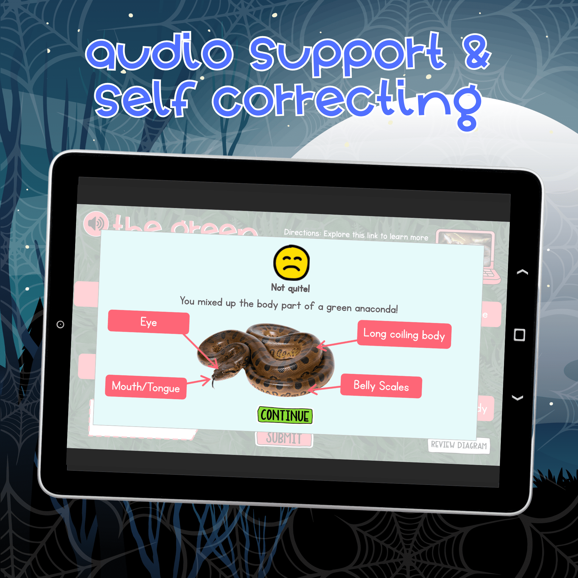 Creepy & Spooky Animals Digital Lessons Bundle Report Writing Bonus Halloween - Image 3