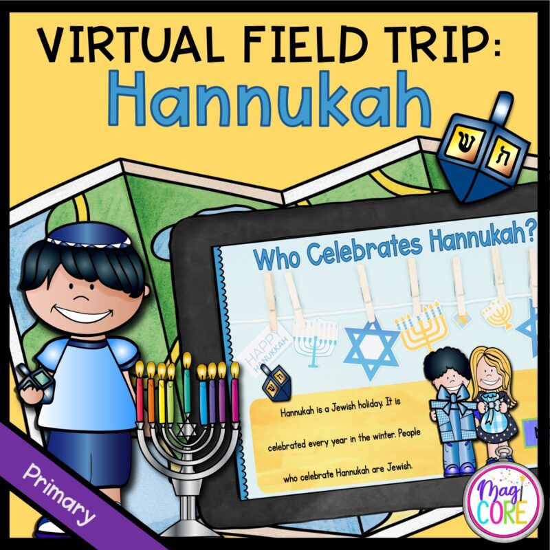 Hannukah Virtual Field Trip - Primary - Google Slide & Seesaw