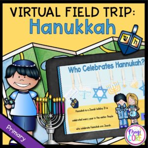 Hanukkah Virtual Field Trip - Primary - Google Slide & Seesaw