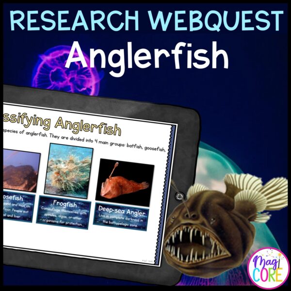Anglerfish Digital Research WebQuest - 2nd-5th Grade - Google Slides