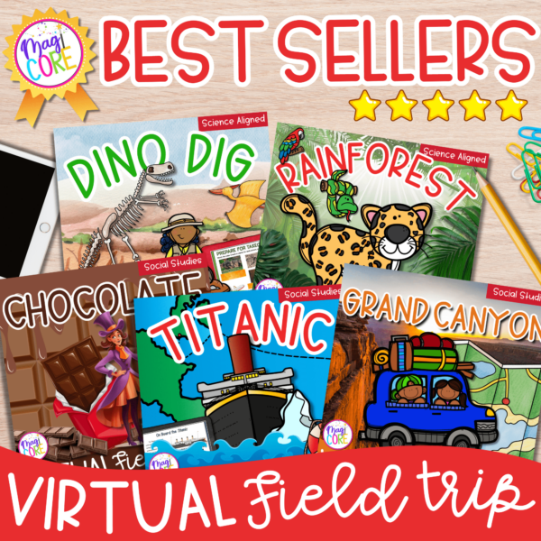 Virtual Field Trip Favorites Bundle - Google Slides & Seesaw Digital Resources