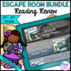 Reading Review Escape Room Bundle - 2nd & 3rd Grade - Printable & Digital