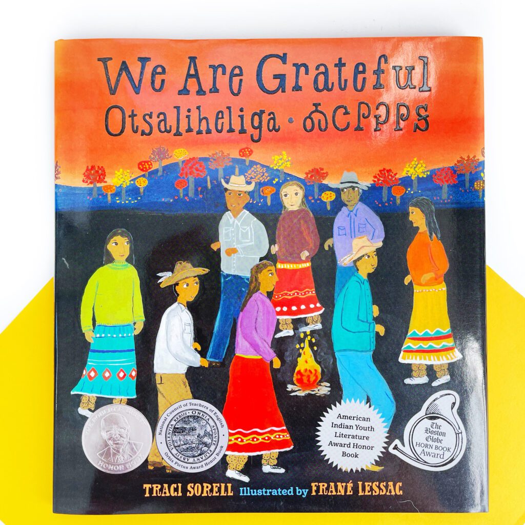 We are grateful native american picture book