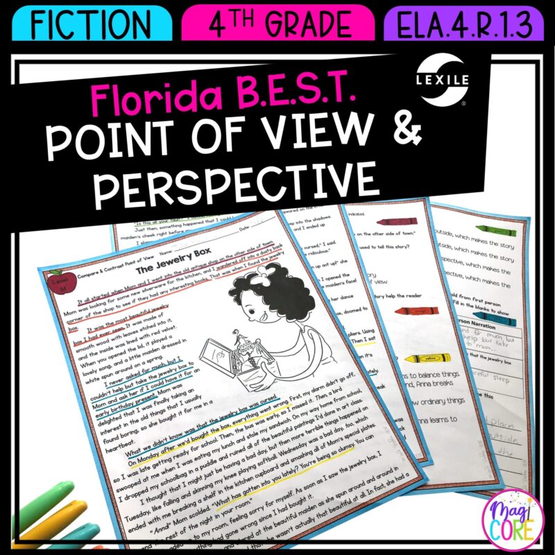 Point of View & Perspective - 4th Grade Florida BEST Standards - ELA.4.R.1.3