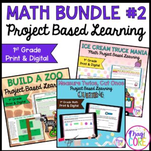 Project Based Learning - 1st Grade Math Bundle #2