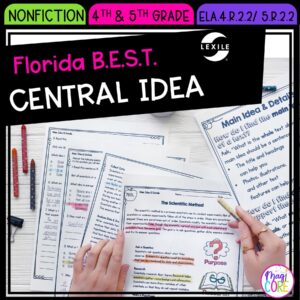 Central Idea - 4th & 5th Grade Florida BEST Standards - ELA.4.R.2.2/5.R.2.2