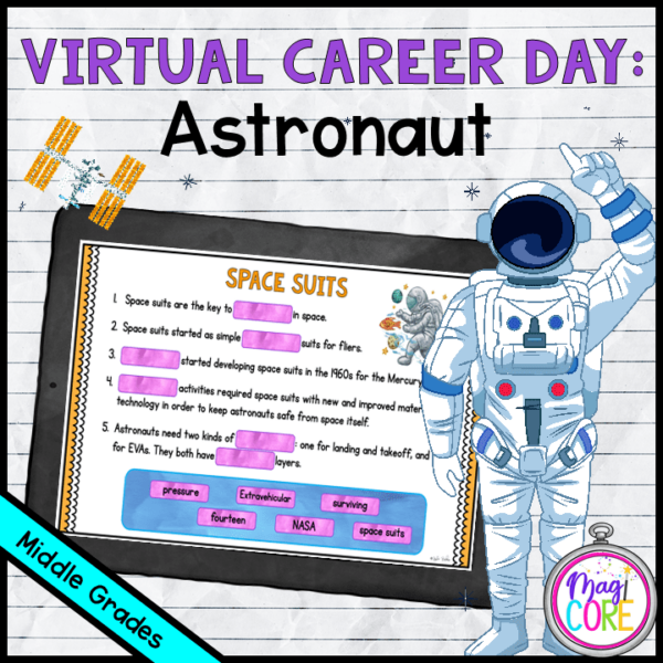 Virtual Career Day: Astronaut - Google Slides & Seesaw