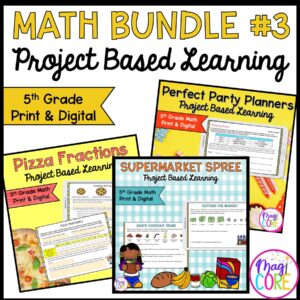 Project Based Learning - 5th Grade Math Bundle #3