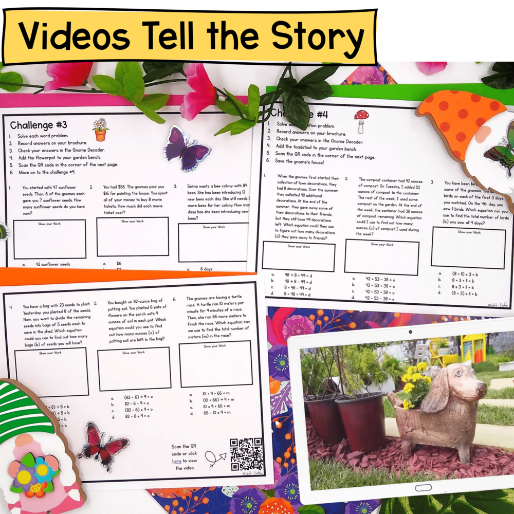 2 Step Word Problems Math Escape Room - 3rd Grade | MagiCore
