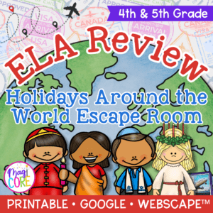 Holidays Around the World Escape Room & Webscape™ - 4th & 5th Grade