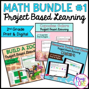 Project Based Learning - 2nd Grade Math Bundle #1