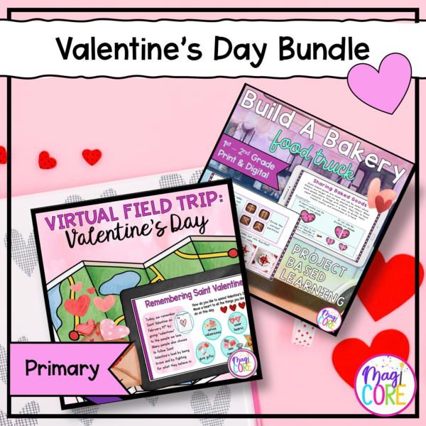 Valentine's Day Bundle - K-1 Virtual Field Trip & PBL