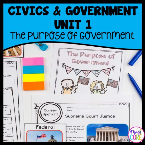 Civics & Government Unit 1: The Purpose of Government