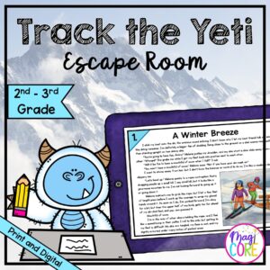 Track the Yeti Escape Room & Webscape™ - 2nd & 3rd Grade