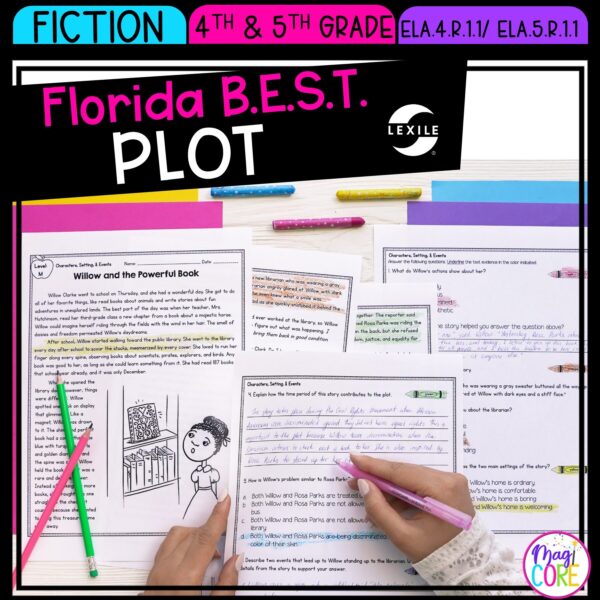Plot - 4th & 5th Grade Florida BEST - ELA.4.R.1.1 / 5.R.1.1