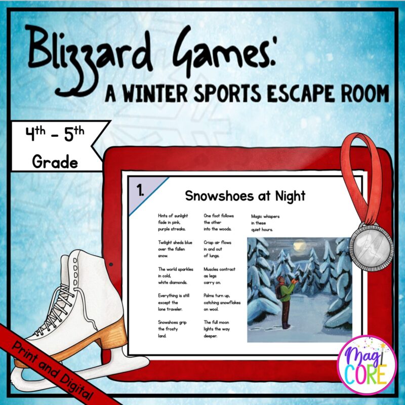 blizzard games winter sports escape room cover