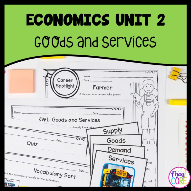 Economics Unit 2: Goods and Services