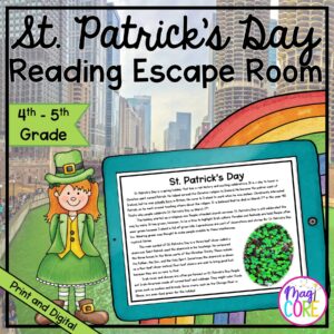 St. Patrick's Day Reading Escape Room & Webscape™ - 4th & 5th Grade