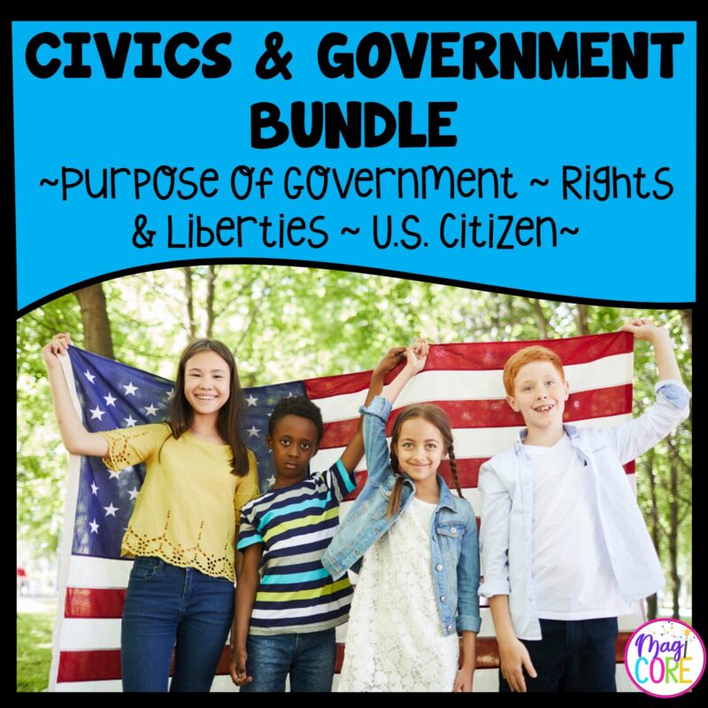 Social Studies | Civics & Government GROWING Bundle | 2nd - 5th Grade