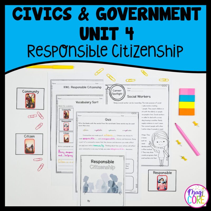 Civics & Government Unit 4: Responsible Citizenship