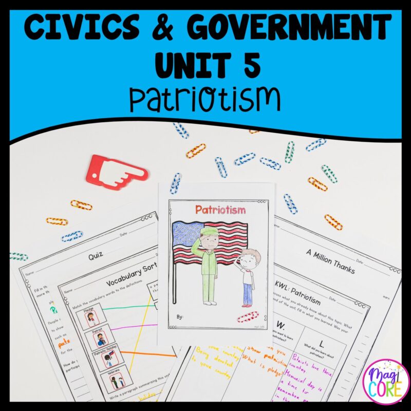 Civics & Government Unit 5: Patriotism
