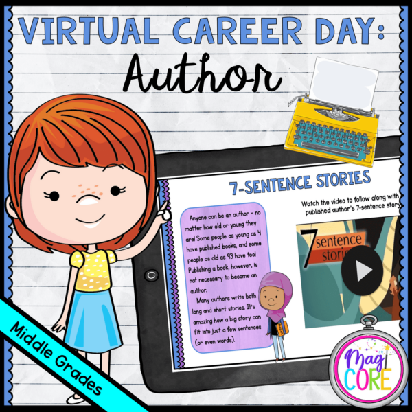 Virtual Career Day: Author - Google Slides & Seesaw