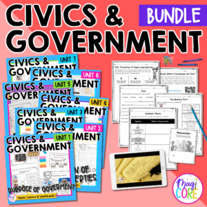 Social Studies | Civics & Government Bundle | 2nd - 5th Grade