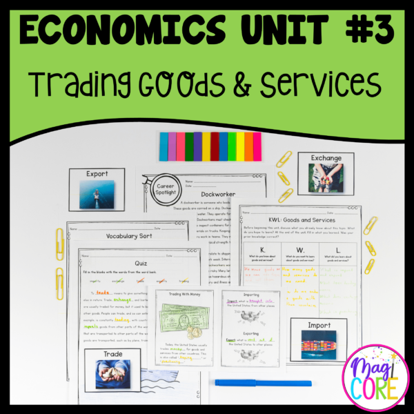 Economics Unit 3: Trading Goods and Services