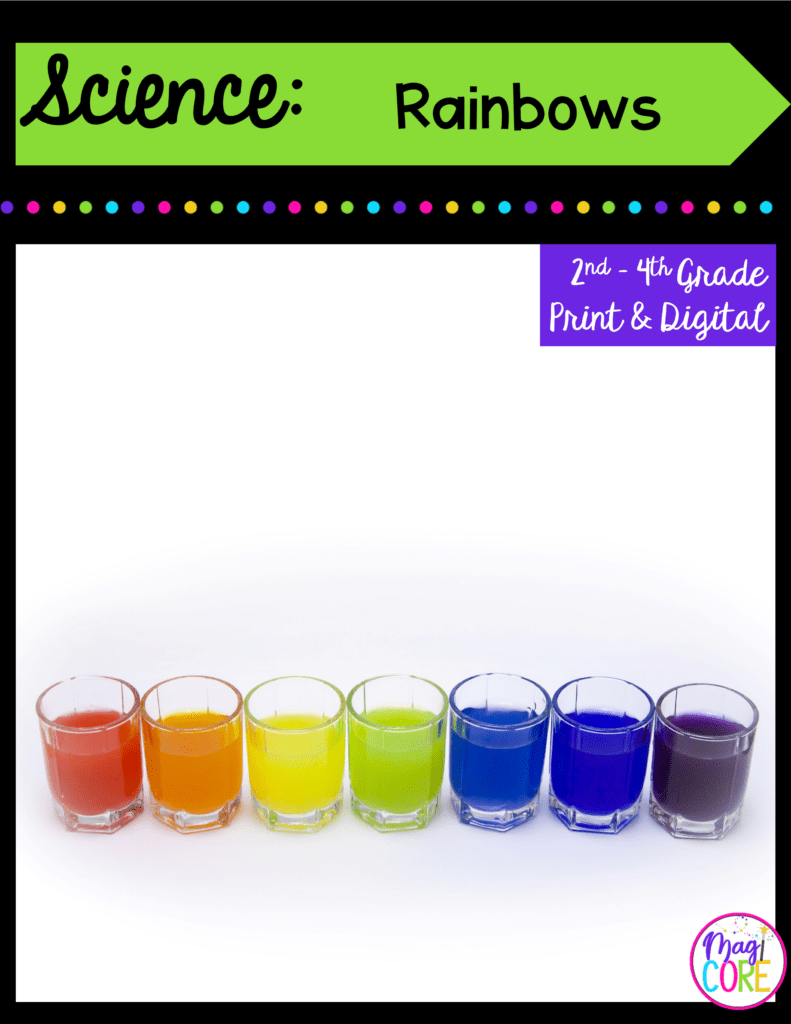 Science of Rainbows Freebie for St. Patrick's Day Teaching Resources