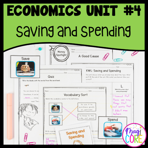 Economics Unit 4: Saving and Spending
