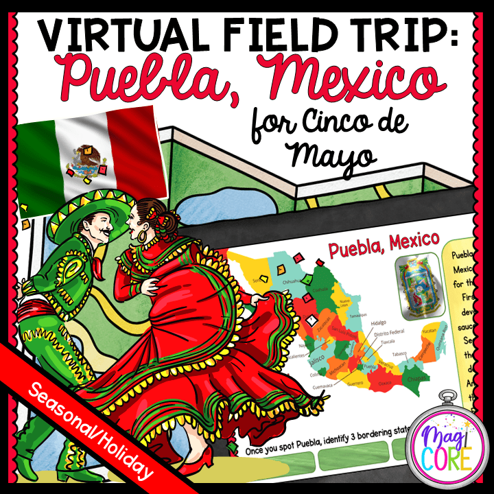 Virtual Field Trip to Puebla, Mexico for Cinco de Mayo - Google Slides & Seesaw