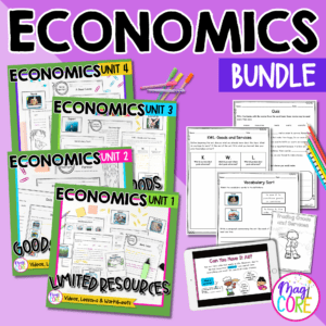 Social Studies | Economics GROWING Bundle | 2nd - 5th Grade