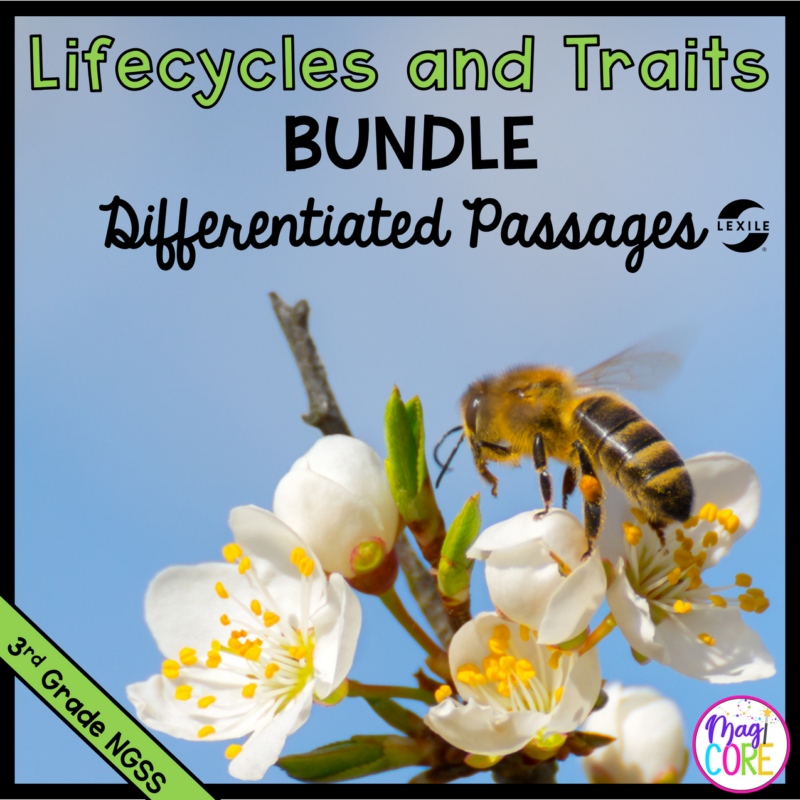 Lifecycle and Traits Science Differentiated Passages Bundle