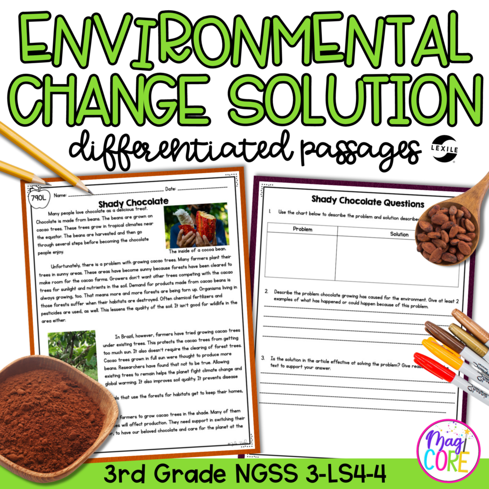 Environmental Change Solution - 3-LS4-4 | MagiCore