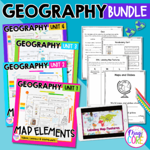 Social Studies | Geography GROWING Bundle | 2nd - 5th Grade